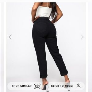 Got it from my momma black jeans 0 new